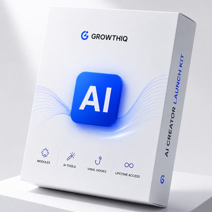 AI Creator Launch Kit™  Grow From 0 To 1,000 Followers Faster Using AI