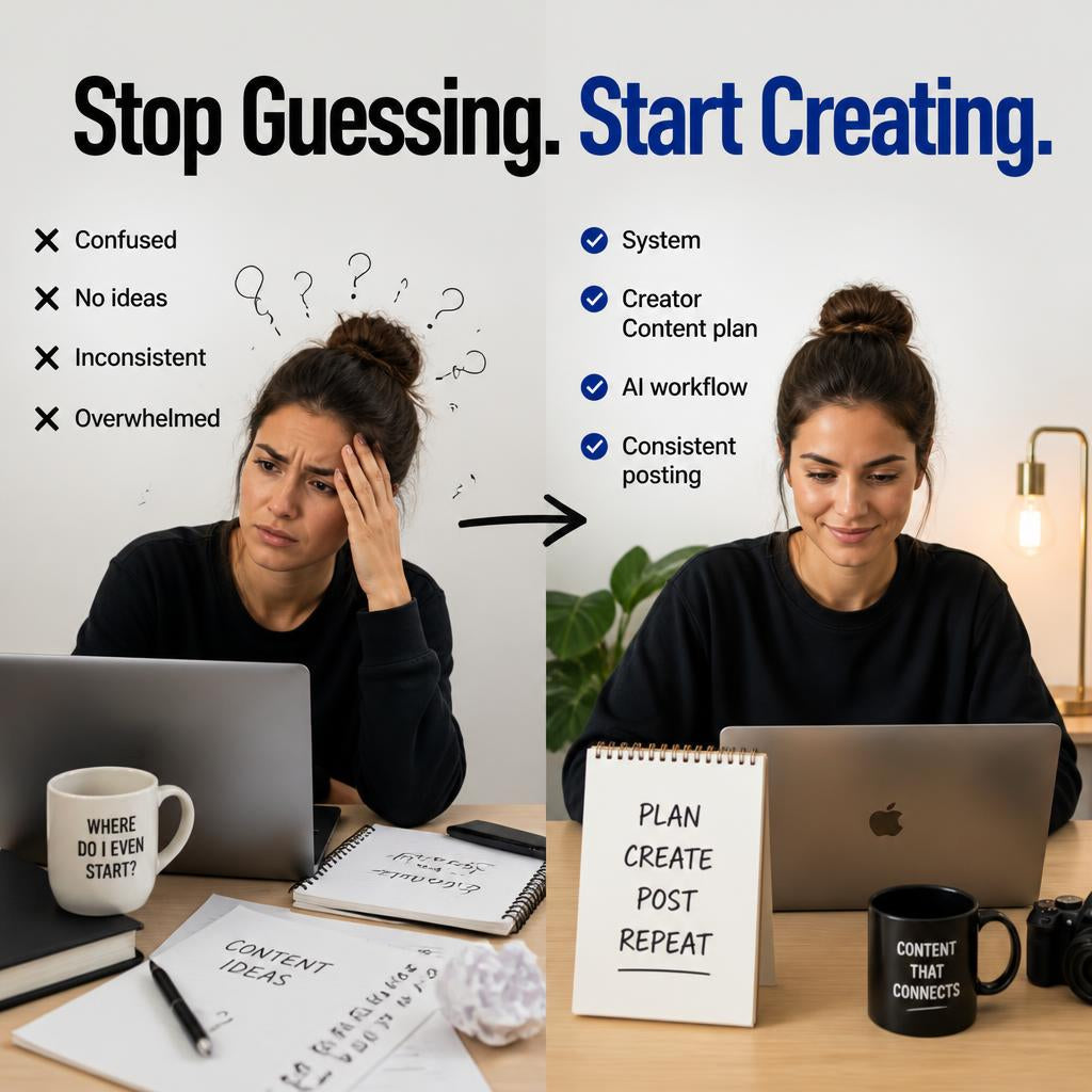 AI Creator Launch Kit™  Grow From 0 To 1,000 Followers Faster Using AI