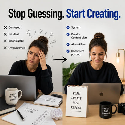 AI Creator Launch Kit™  Grow From 0 To 1,000 Followers Faster Using AI